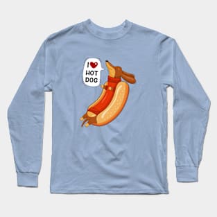 Hot dog and humor Long Sleeve T-Shirt